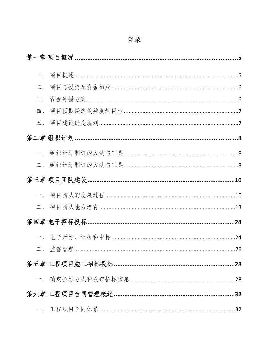 碳化硅陶瓷膜项目工程组织管理方案_第2页