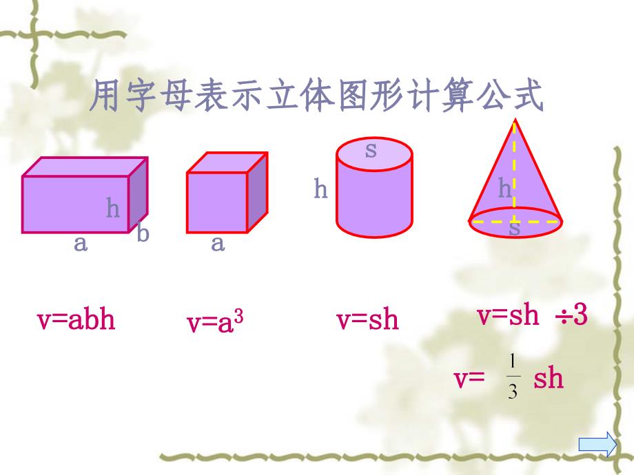 六年级式与方程的整理与复习一ppt_第4页