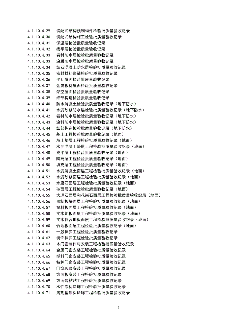 机电工程报验资料用表格目录_第3页