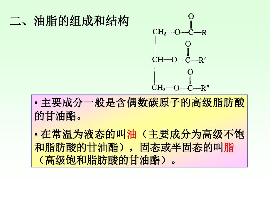 有机化学 第十五章油脂和类脂化合物教案_第4页