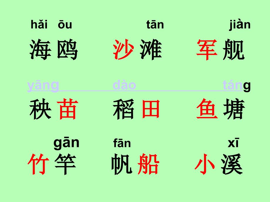 人教版_一年级下_语文课件《识字六》上课用_第2页