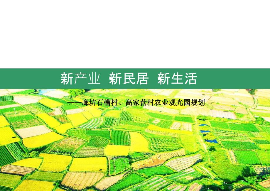 廊坊石槽村、高家营村农业观光园规划35P廊坊农业观光园_第1页