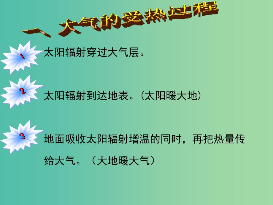 高中地理 2.1 大气的热状况与大气运动课件1 中图版必修1.ppt_第2页