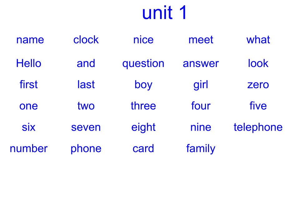 七年级英语上册Unit1课件2_第2页