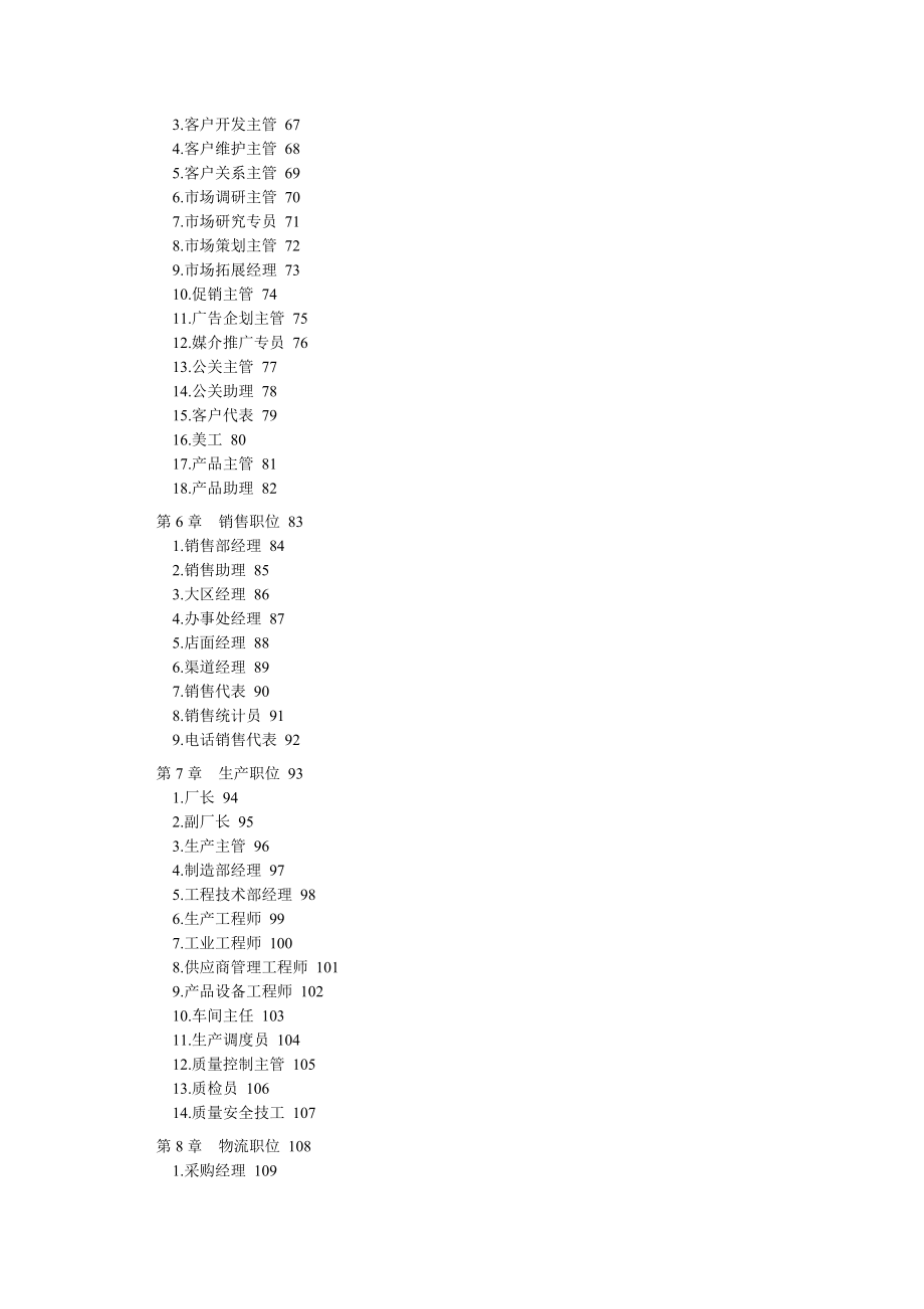 200多个职位说明书及考核标准宝典_第3页