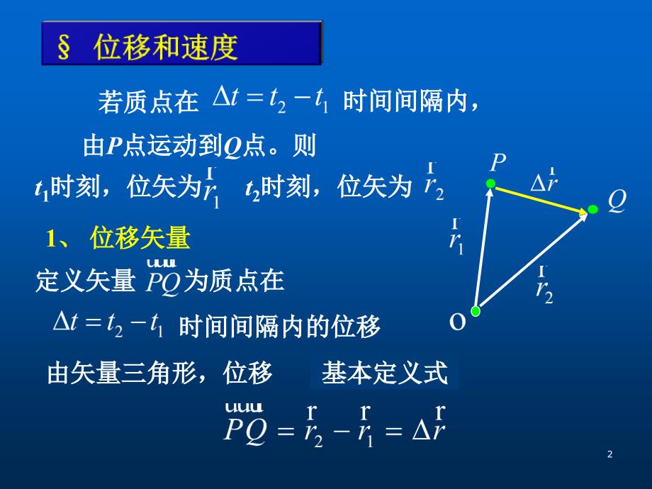 教学课件第一章质点运动力学_第2页