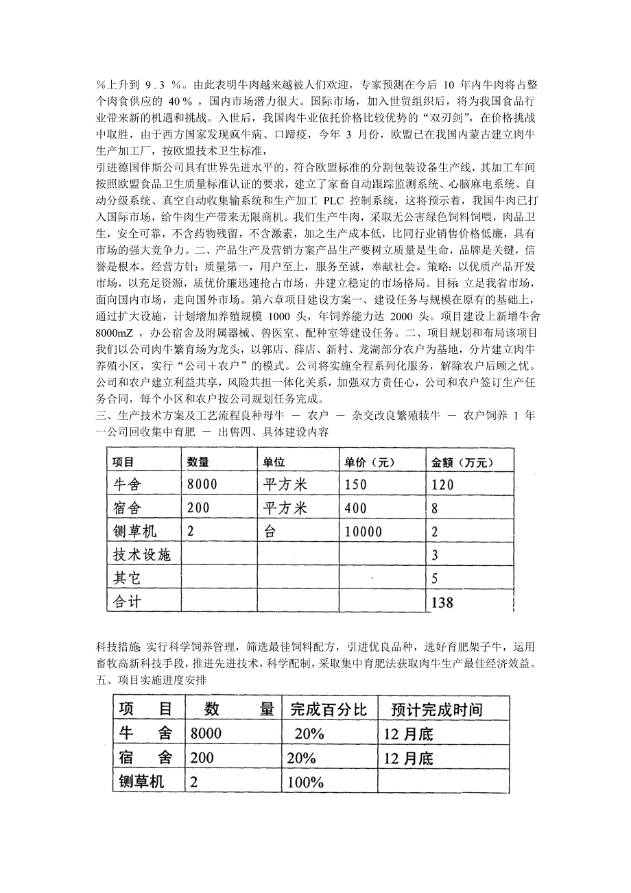 肉牛养殖项目可行性研究报告_第4页