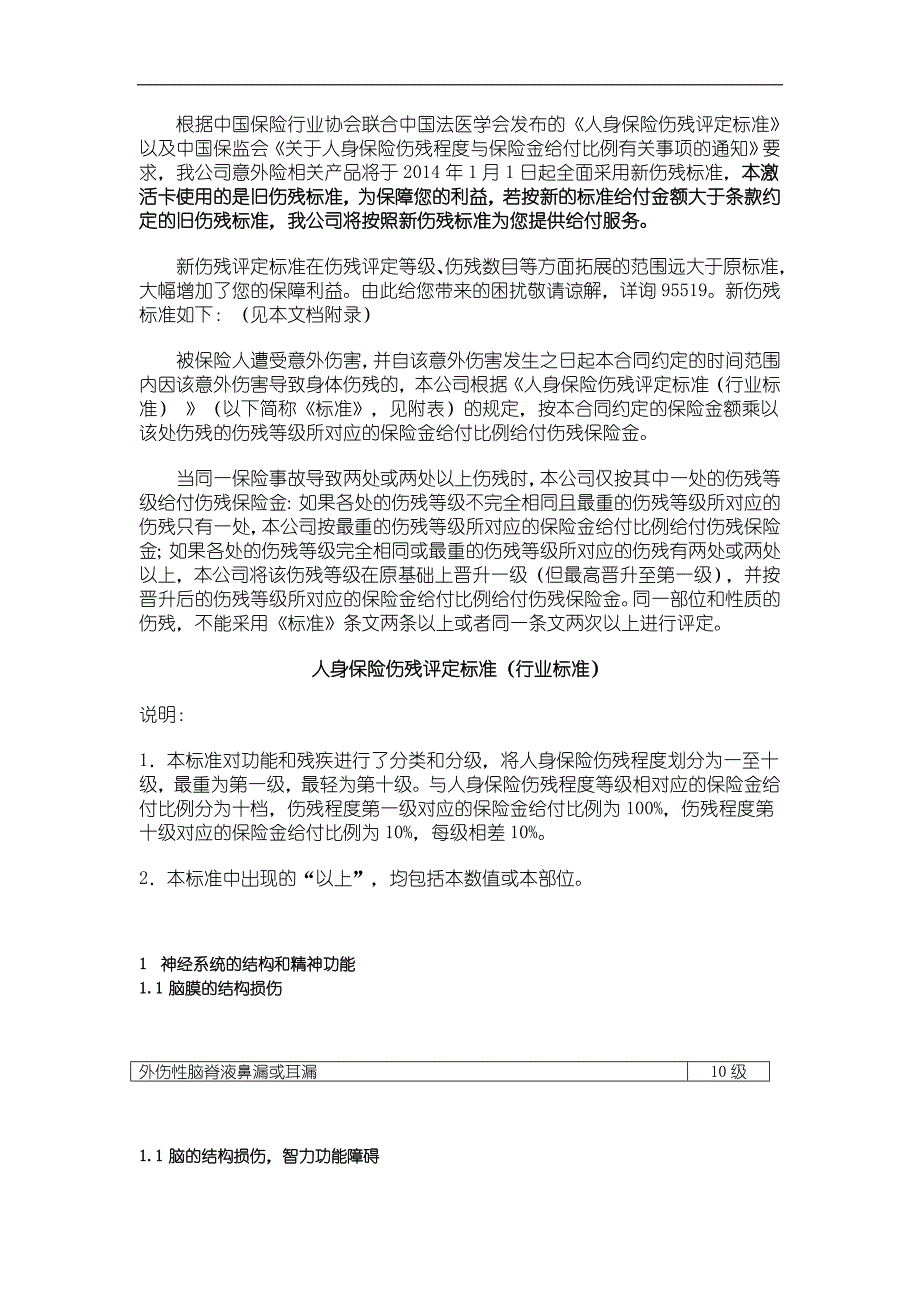 JRT0083(2013)人身保险伤残评定标准及代码_第1页