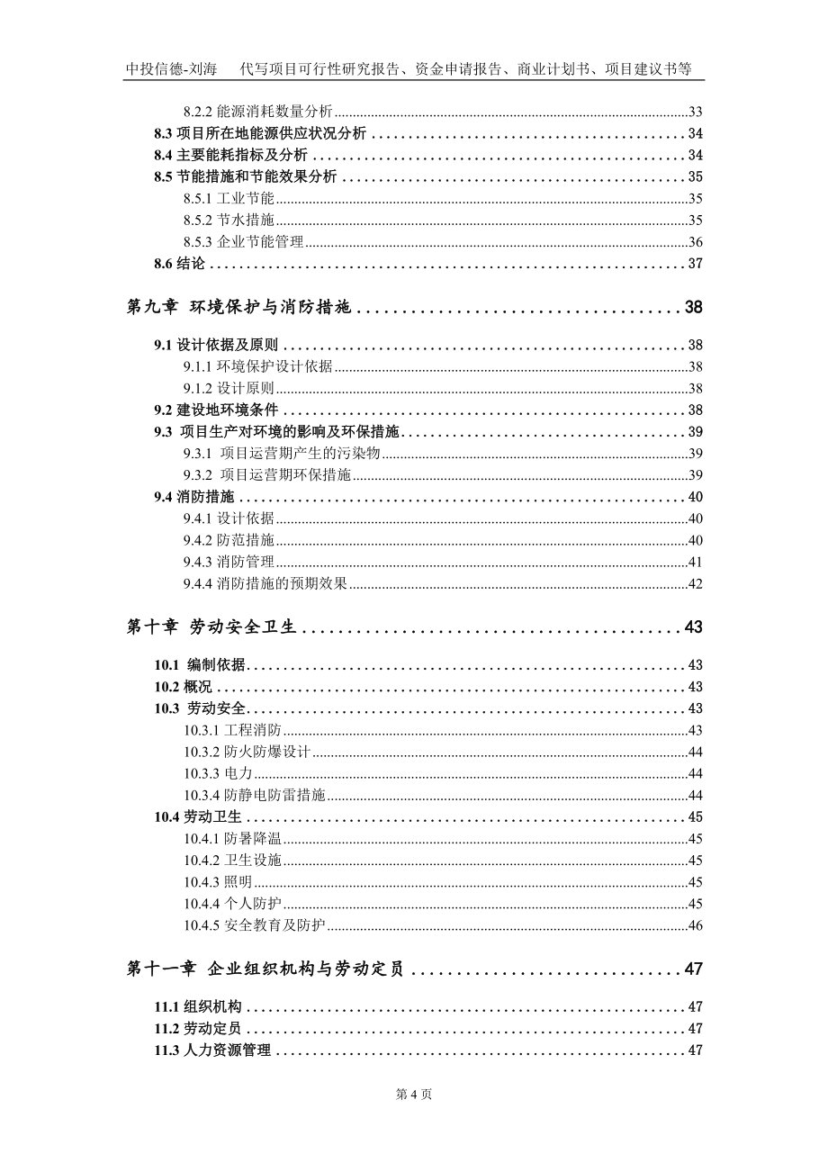 制氢18600吨风光制氢一体化示范项目资金申请报告写作模板_第4页