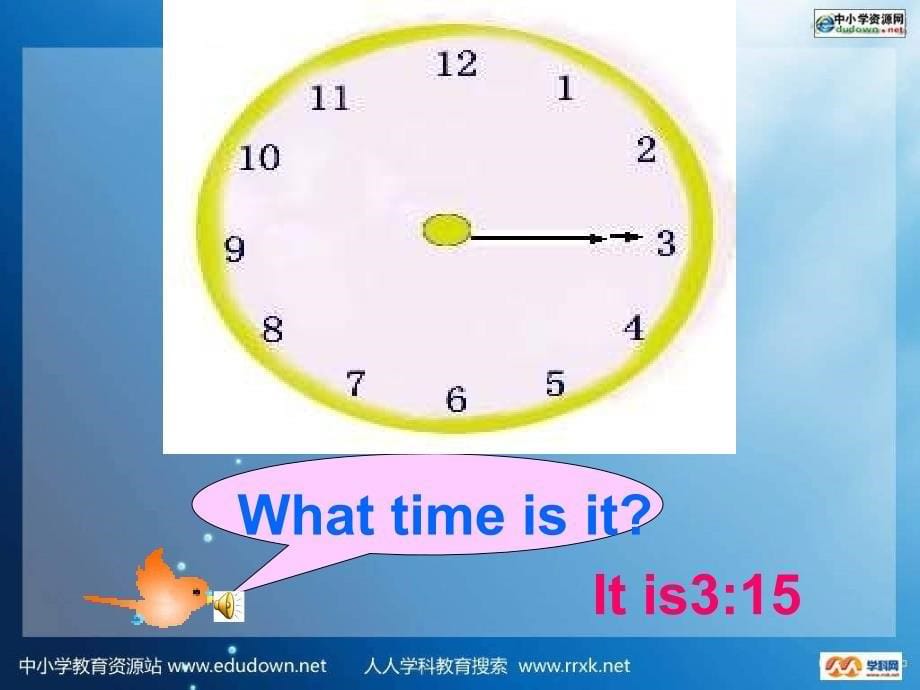 小学英语PEP人教版四年级下册Unit 2 What time is itppt课件_第5页