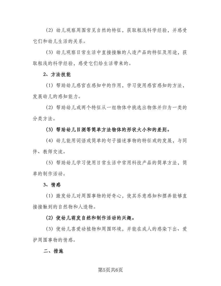 小班科学活动计划幼儿园科学活动计划标准样本（二篇）.doc_第5页