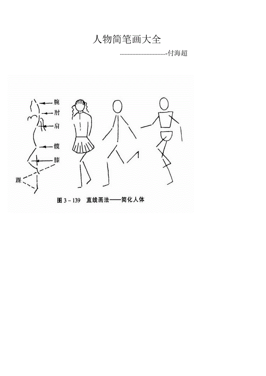 人物简笔画大全_第1页