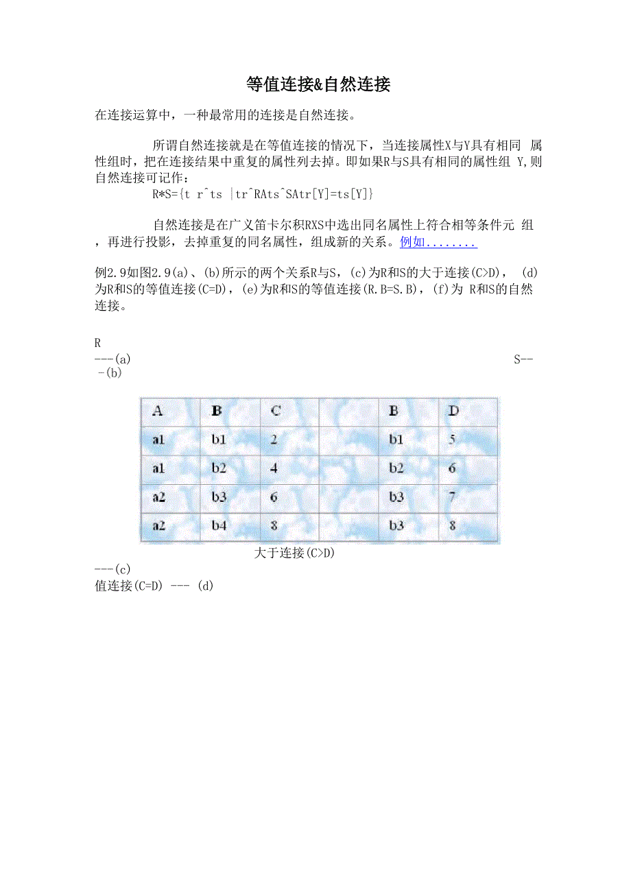 等值连接于自然连接_第1页