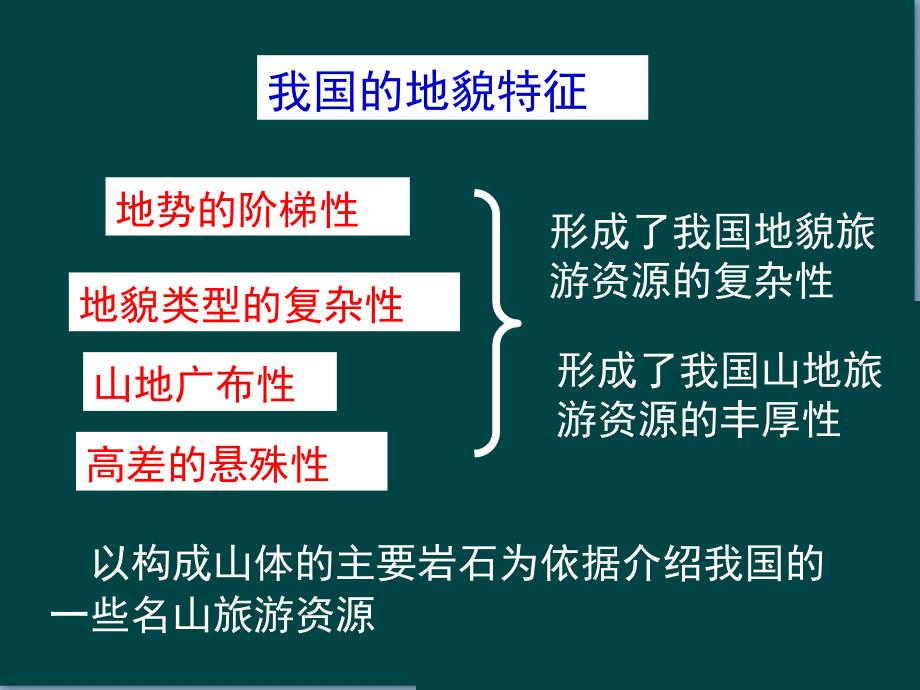 湘教版-地理-选修三《1.3.1第三节-旅游资源的形成和分布》(ppt课件)_第4页