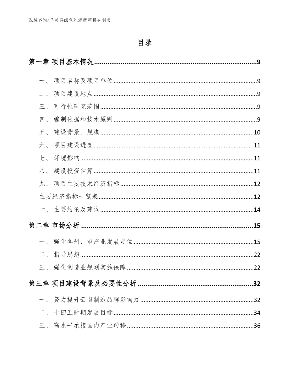 马关县绿色能源牌项目企划书_第2页