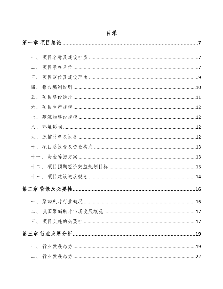 北京聚酯材料项目可行性研究报告(DOC 85页)_第1页