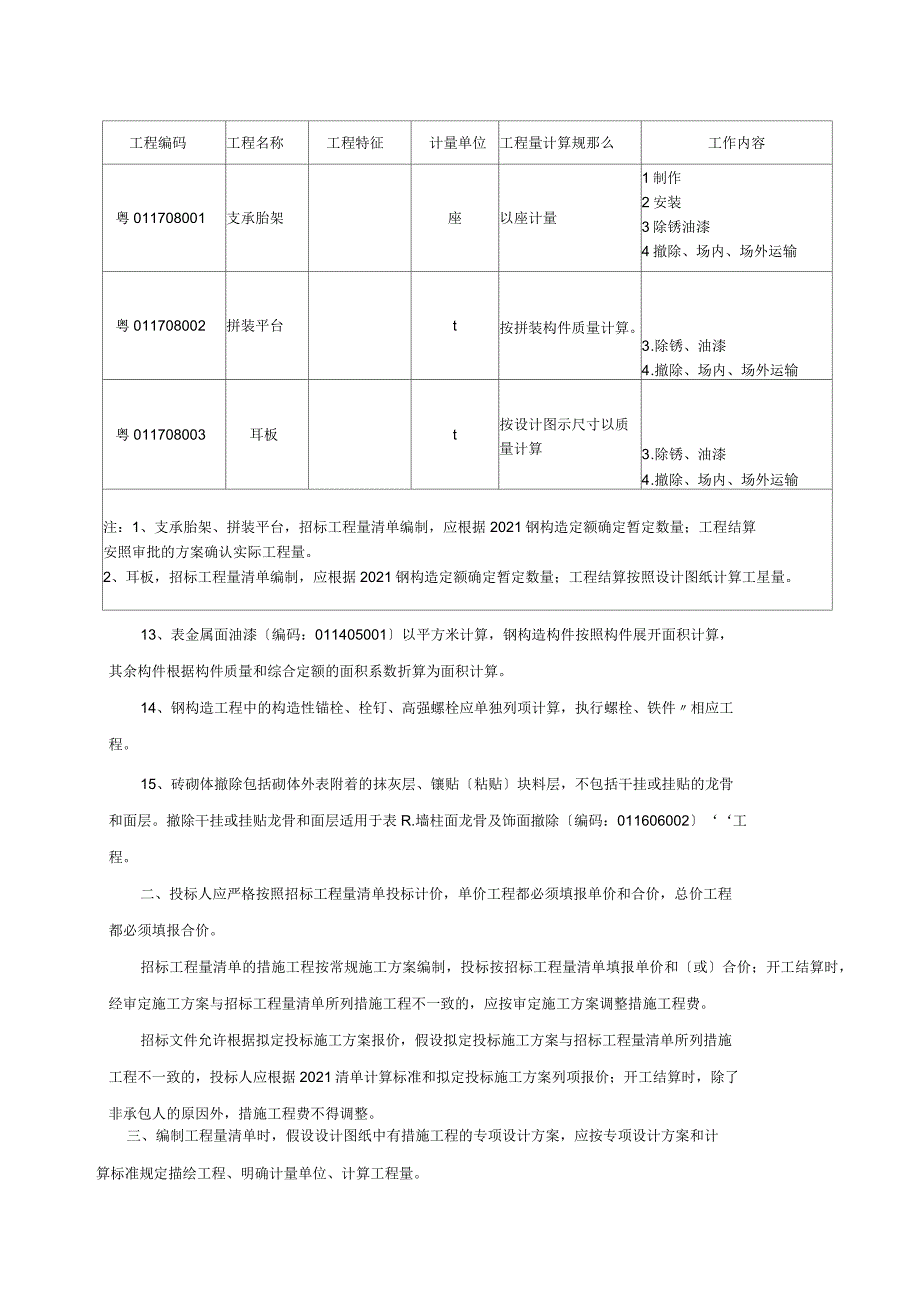 关于实施《房屋建筑与装饰工程工程量计算规范》等的若干意见_第3页