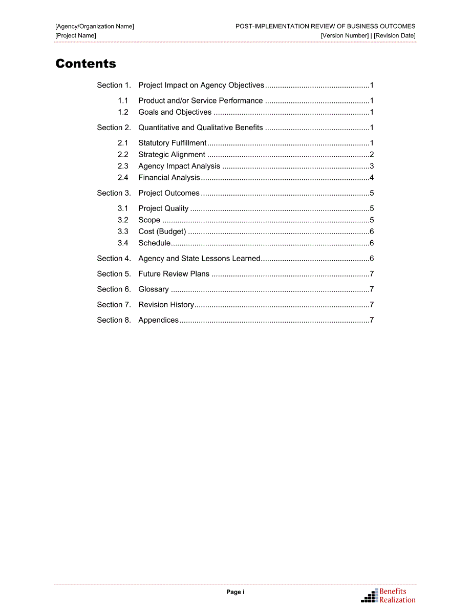 PostImplementation Review 0f Business Outcomes实施后回顾的业务成果_第3页