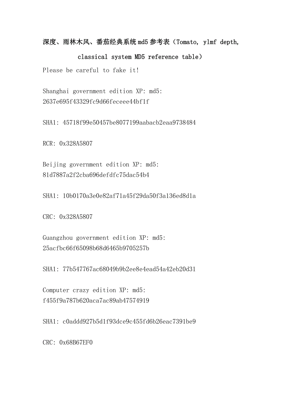 深度雨林木风番茄经典系统md参考表TomatoylmfdepthclassicalsystemMDreferencetable_第1页