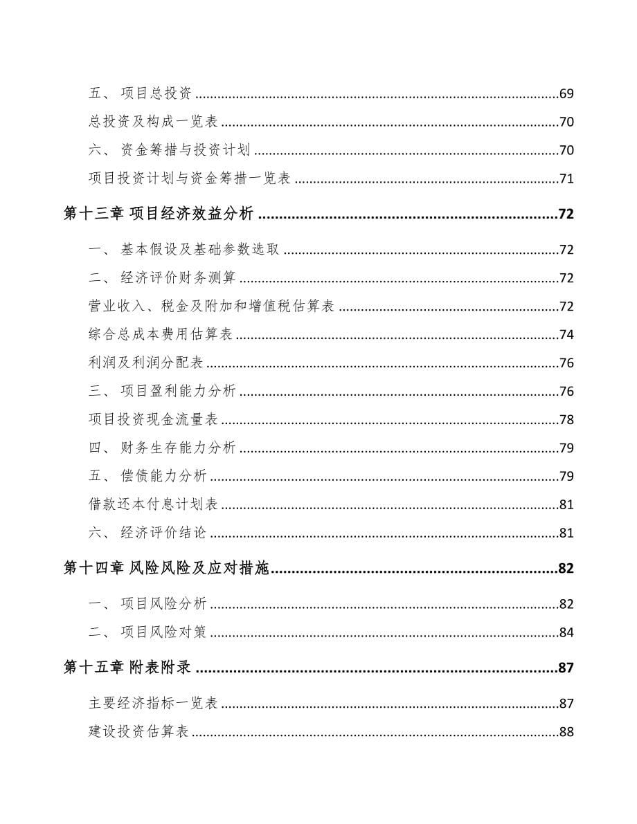 陕西插头电源线项目可行性研究报告(DOC 66页)_第5页