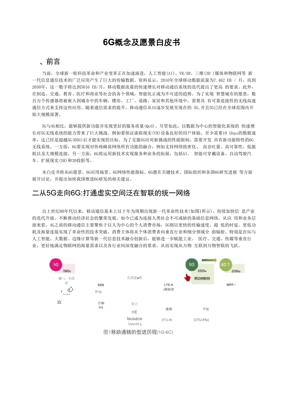 6G概念及愿景白皮书_第1页