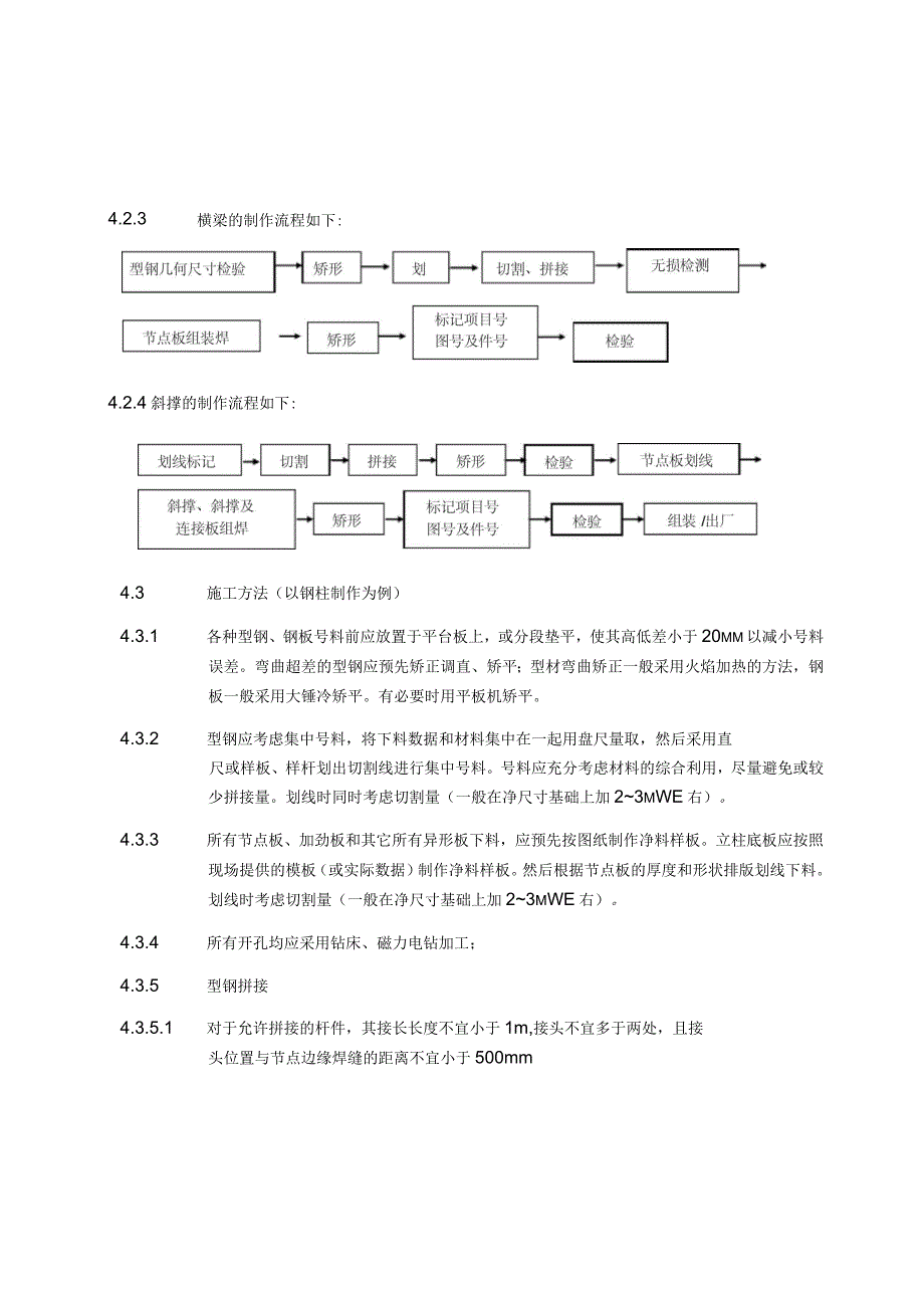 钢结构部件预制方法及质量标准(二)_第3页