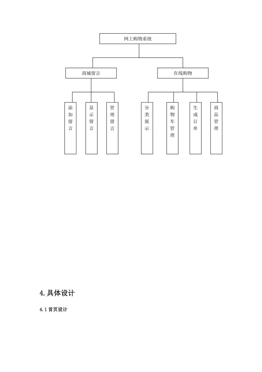 网上商城详细设计说明书_第5页