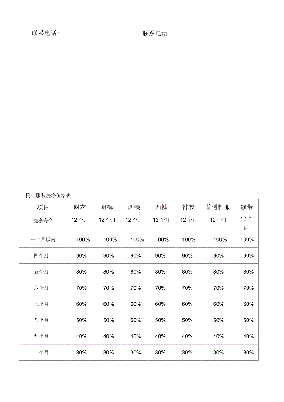 服装洗涤服务协议书_第3页