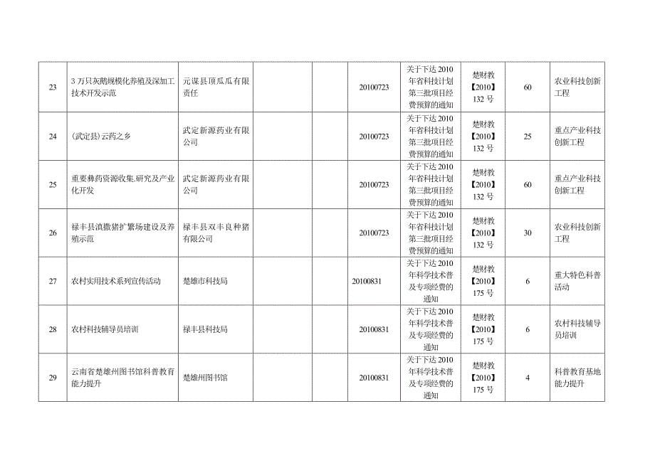 2010年争取上级项目资金统计表.doc1.doc_第5页