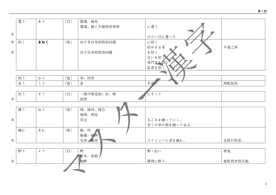 新完全マスター汉字1_第1页