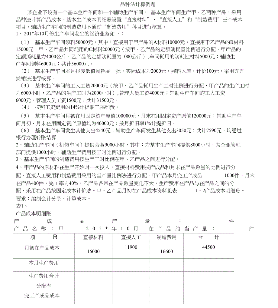 成本管理会计_第1页