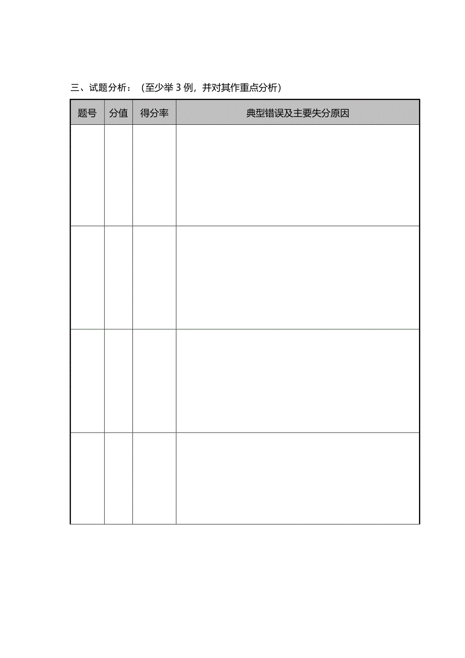 质量分析表 .doc_第2页