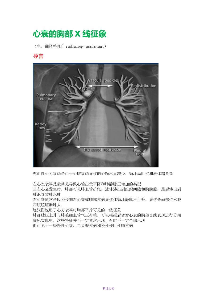 心衰的胸部X线征象_第1页