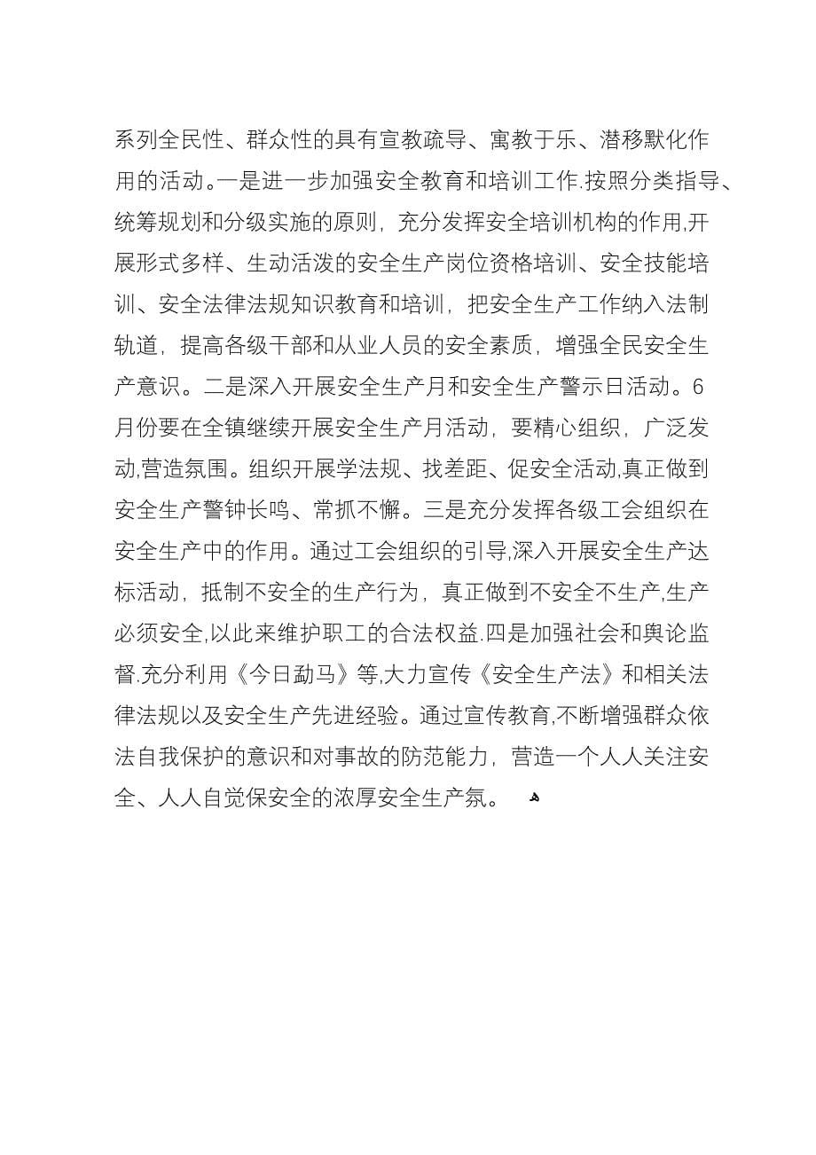 在全镇安全生产工作会议上的演讲稿.docx_第5页