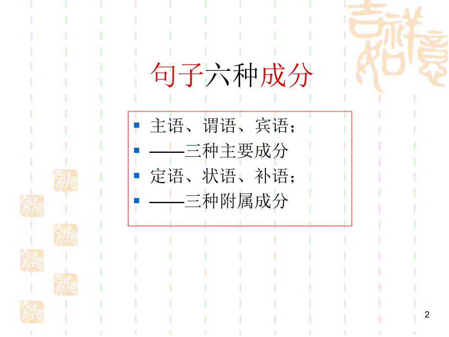 语文复习划分句子成分专题课件_第2页