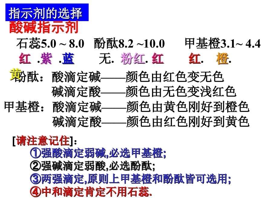 高三化学复习酸碱中和滴定_第5页