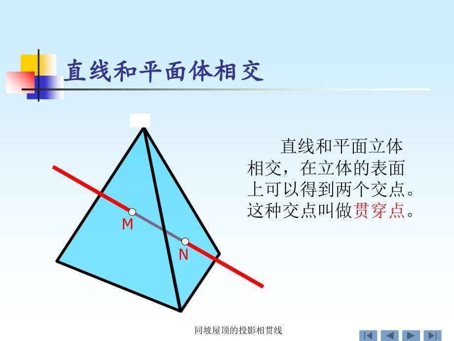 同坡屋顶的投影相贯线课件_第5页