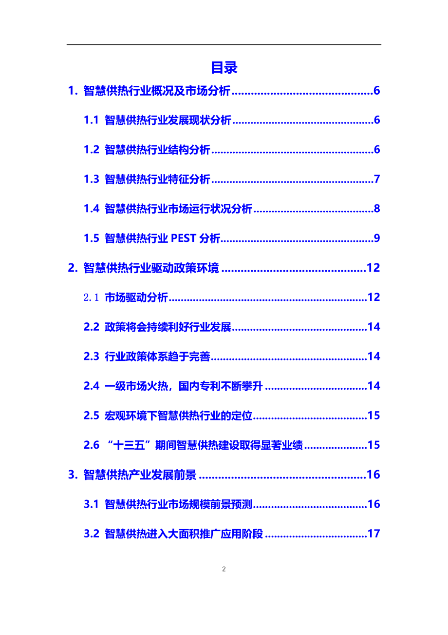 2021年智慧供热行业市场研究分析及前景预测报告_第2页