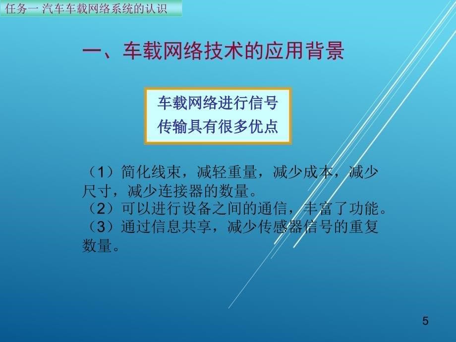 汽车电子控制技术项目六车载网络技术课件_第5页