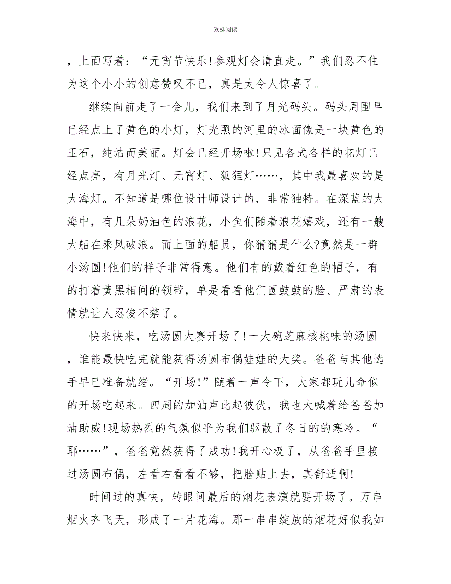 观看灯会的优秀观后感800字作文_第2页