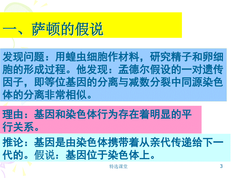 基因和染色体的关系(基因在染色体上)【教学课堂】_第3页