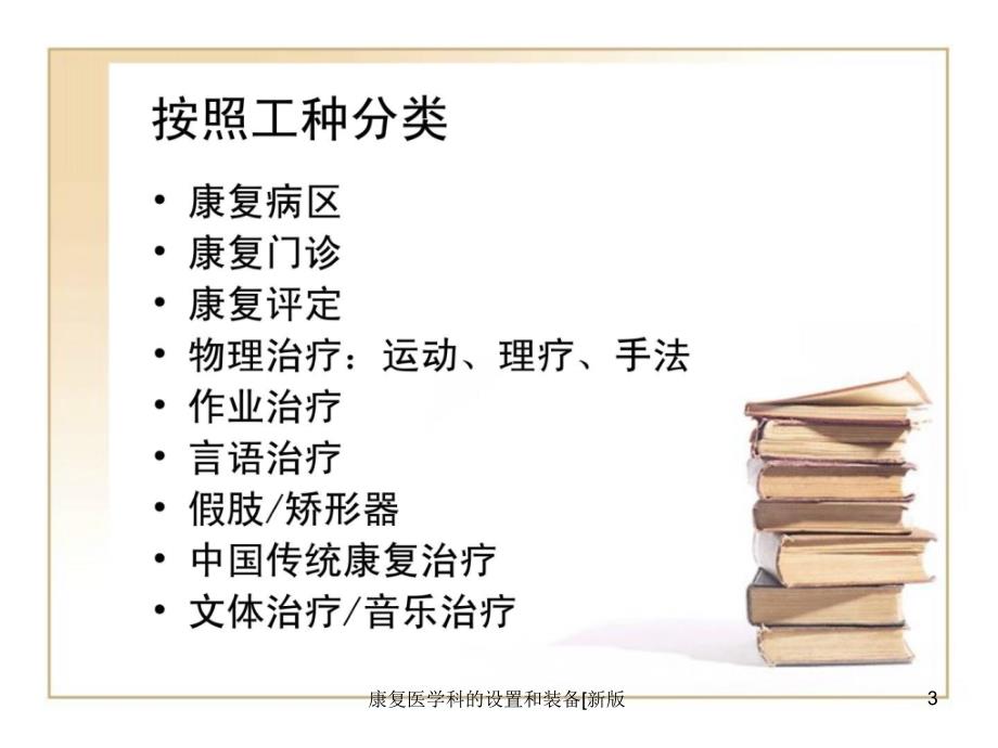 康复医学科的设置和装备新版课件_第3页