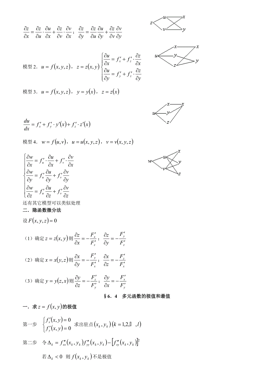 高等数学第六章多元函数微分学_第4页