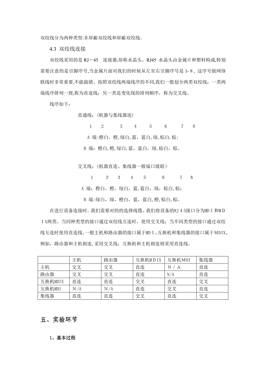 实验一-UTP双绞线的制作_第2页