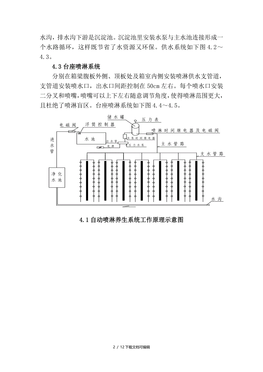 预制箱梁自动喷淋养生工法_第2页