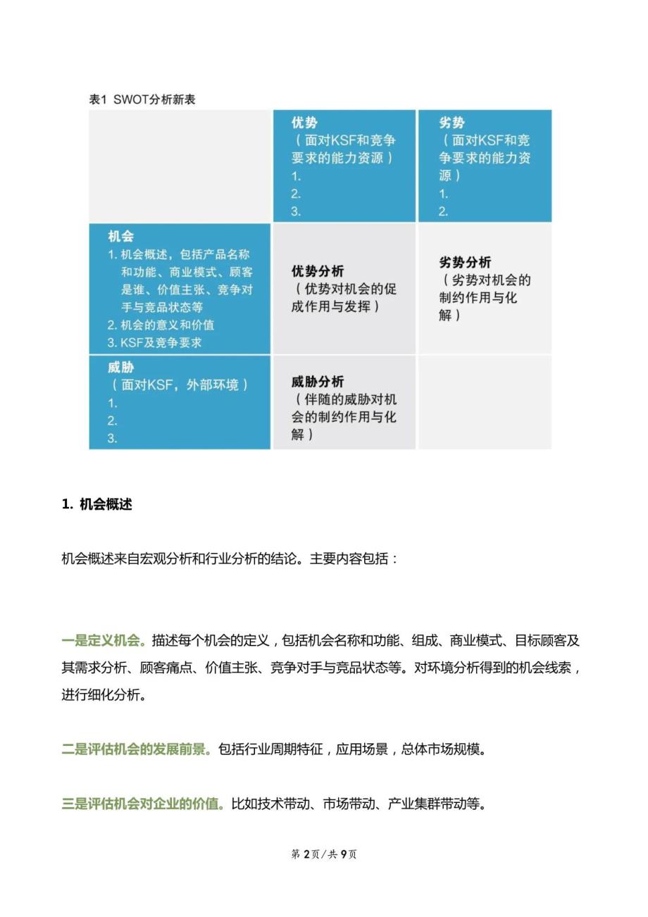 SWOT分析新用法介绍_第2页