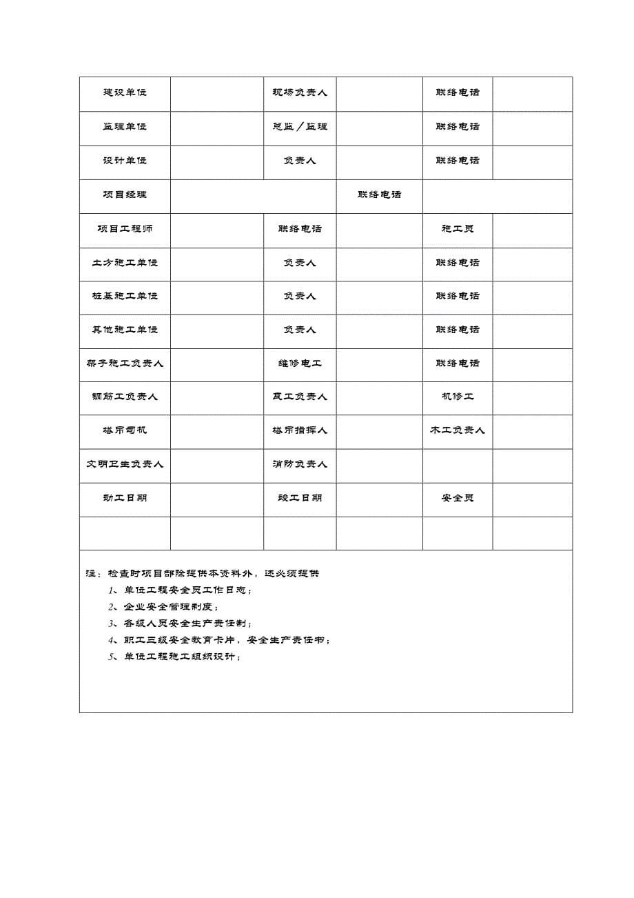 一工程概况表_第5页