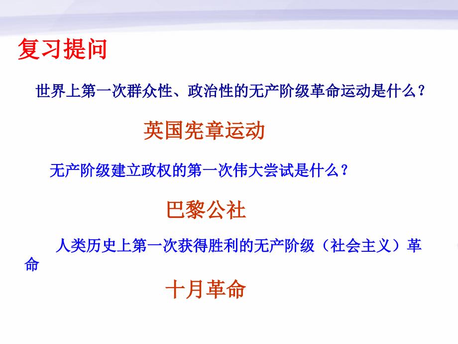 九年级历史下册第一课俄国十月革命教学课件人教新课标版_第1页