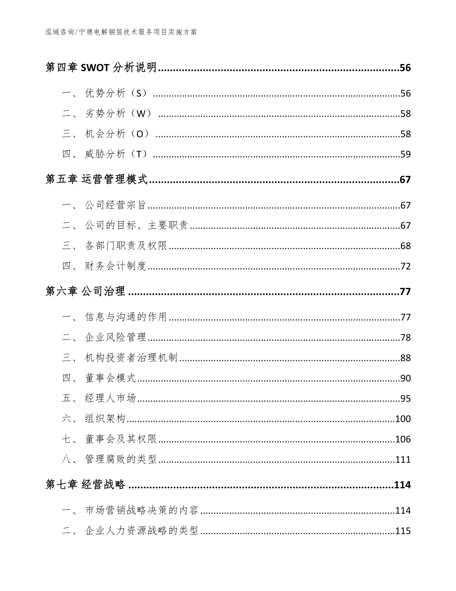 宁德电解铜箔技术服务项目实施方案【模板】_第3页