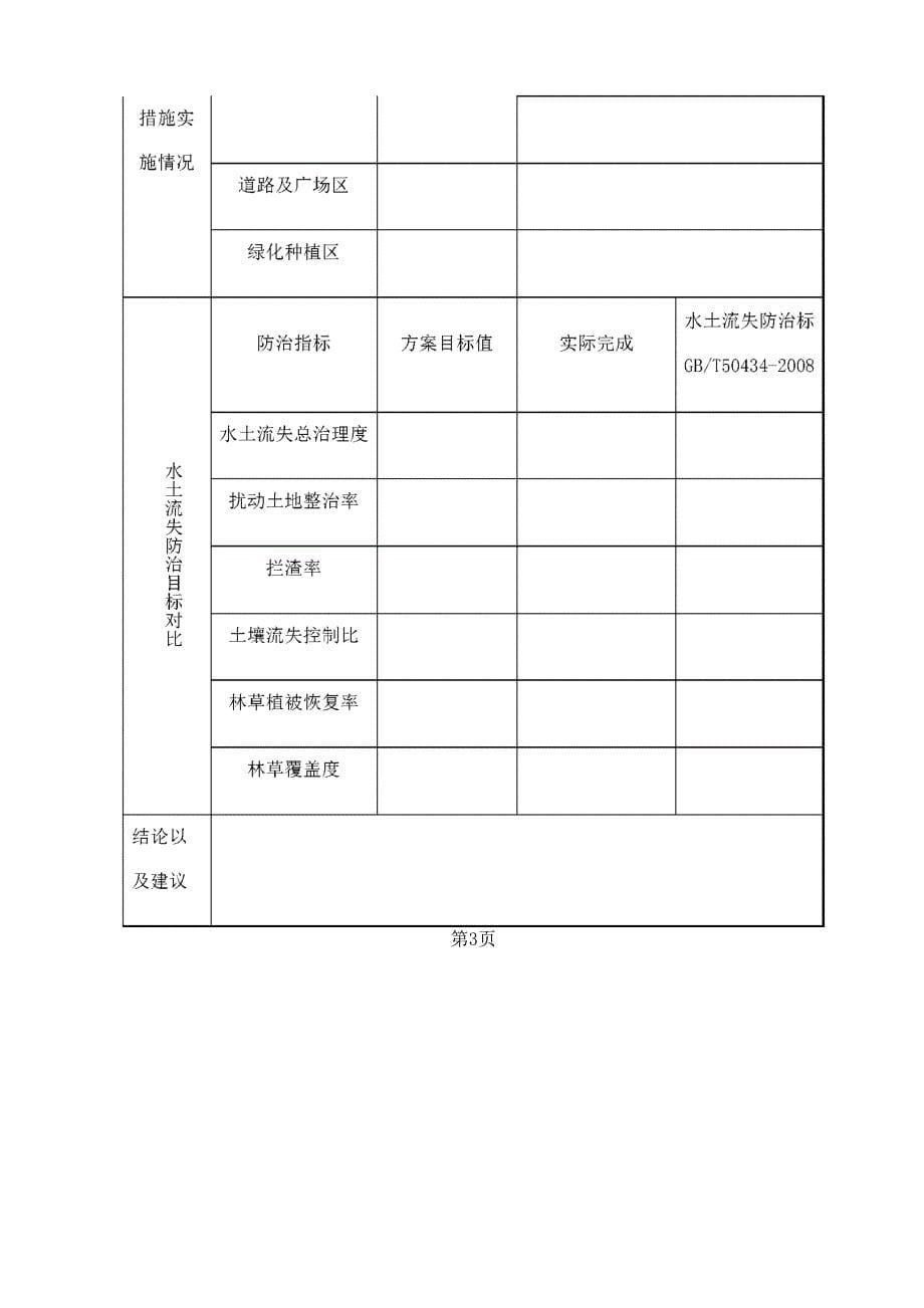 开发建设项目水土保持监测报告表_第5页